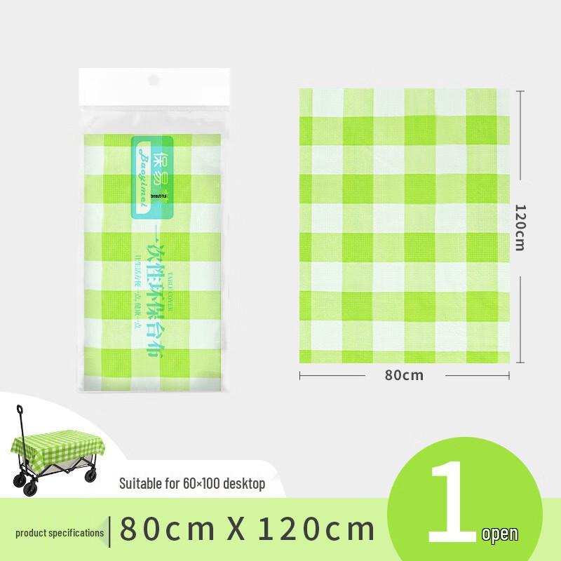 Waterproof Disposable Plaid Tablecloth for Outdoor Use