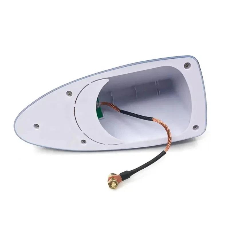 Car Radio Shark Fin Car Shark Antenna Radio FM Signal Design for All Automobiles Aerials Auto Exterior Styling Replacement Parts