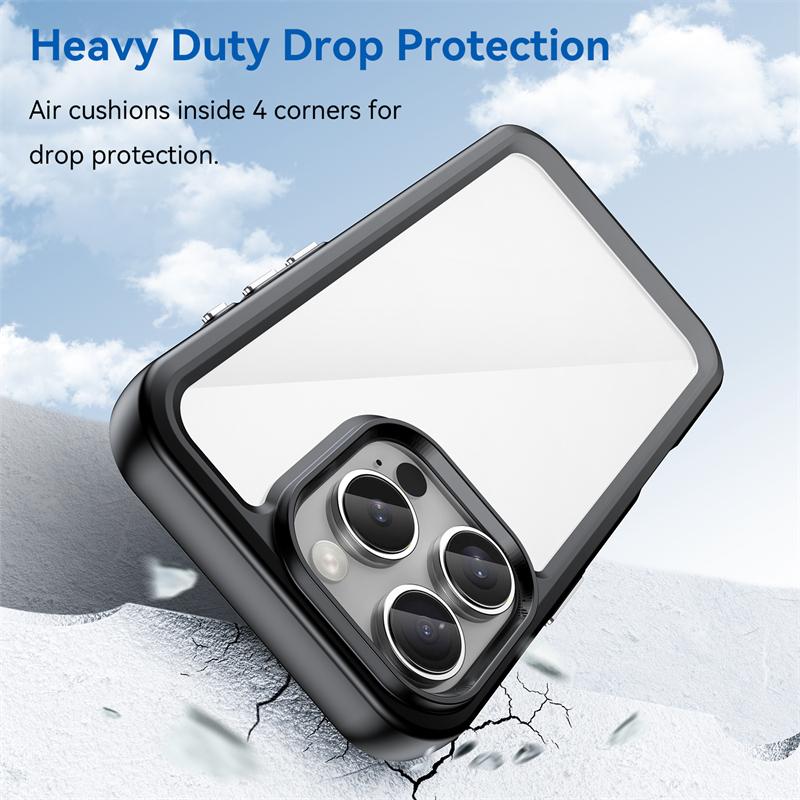 For APPLE iPhone 16 Pro Case Luxury Transparent Silicone For iPhone 16 Pro Case Phone Protector Cover for iPhone 16 Pro Cover