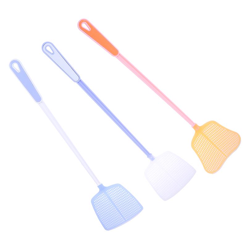 1Pc Household Plastic Fly Trap Mosquito Swatter Fly Killer Hand Manual Flapper