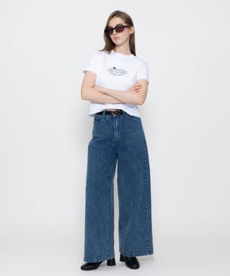 Keullaessikeulleob Wide Leg Denim Pants (Pl-Denim)