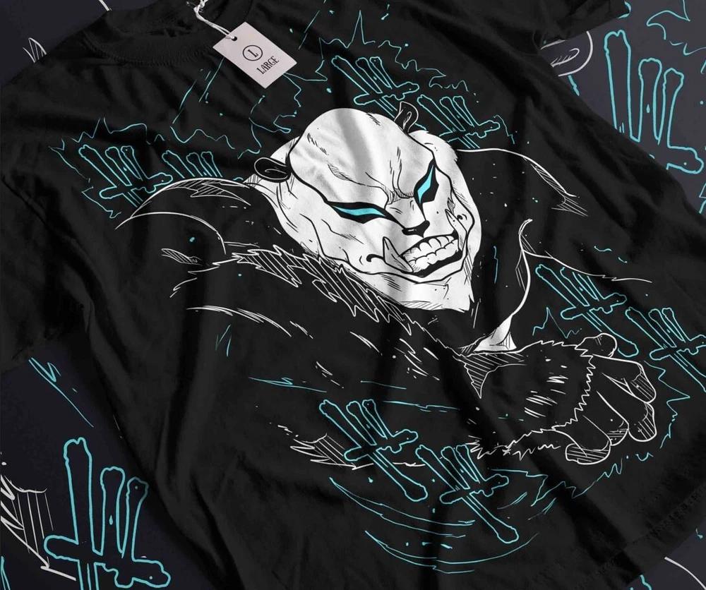 Panda Jujutsu Kaisen TShirt Gojo Satoru Megumi Itadori Yuji Horror Anime Shirt S