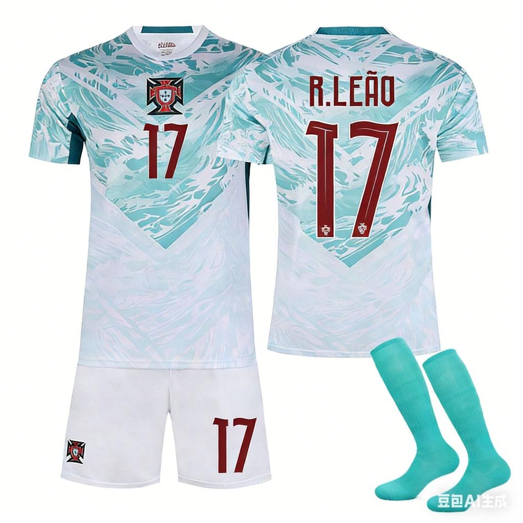 World Cup Portugal Away Football Jersey No. 7 Short-Sleeved Jersey, Team Jersey