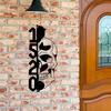 Gothic Metal Address Sign Skull House Number Plaque Victorian Custom Home Decor