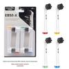 EB62-X Têtes de Rechange Compatibles Oral-B D12/D16, Paquet de 4