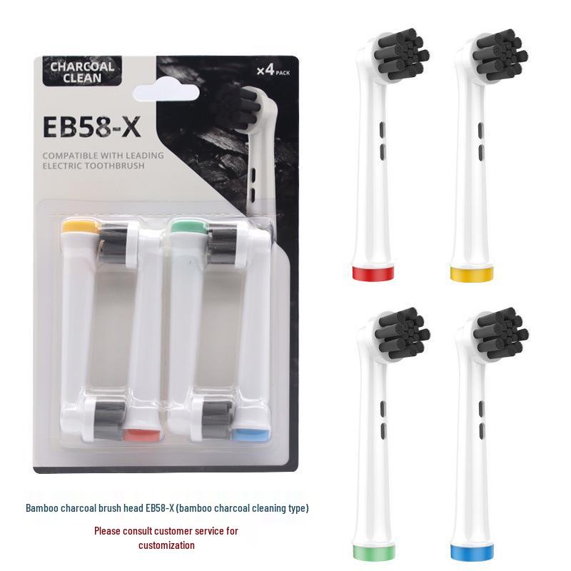 EB62-X Têtes de Rechange Compatibles Oral-B D12/D16, Paquet de 4