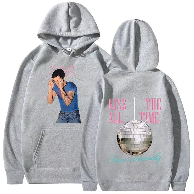 Kiss All The Time Disco Hoodie 2026 Unisex Loose Sweatshirt Women And Men Hoodies