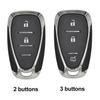 2/3 Button Car Key Case Cover For Chevrolet Malibu Blazer Traverse Cruze Spark Onix Sonic Bolt Camaro Volt Trax Seeker Equino