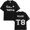 Tate McRae Cotton Crewneck T8 2025 Album T-shirt Men's and Women's Clothing Cotton Short Sleeve T-shirt Summer Top