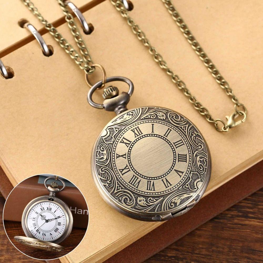 Steampunk Pocket Watch Quartz Movement Pocket Watch Pendant Chain Watches Best Gift