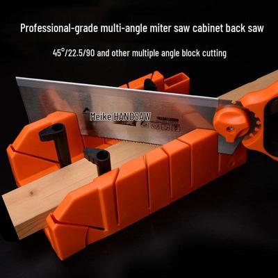 Woodworking Multi-angle Miter Saw with 45° Clamp - Ideal for Precision Cutting