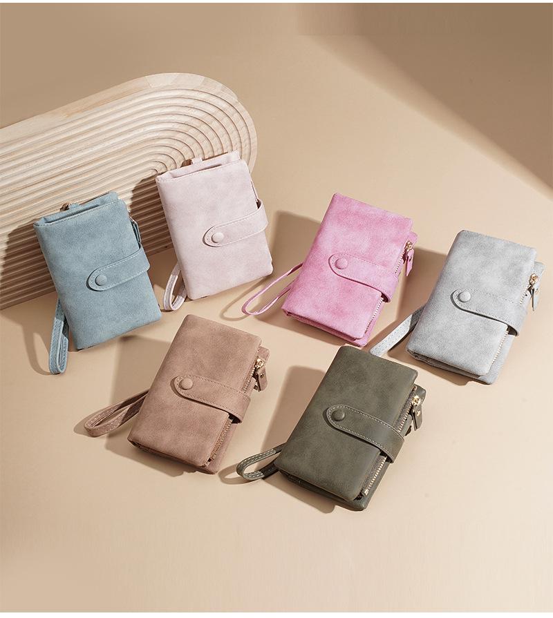 Elegant Women's Short Wallet - Multifunctional, High Capacity, Fashionable with Multiple Card Slots & Coin Pocket