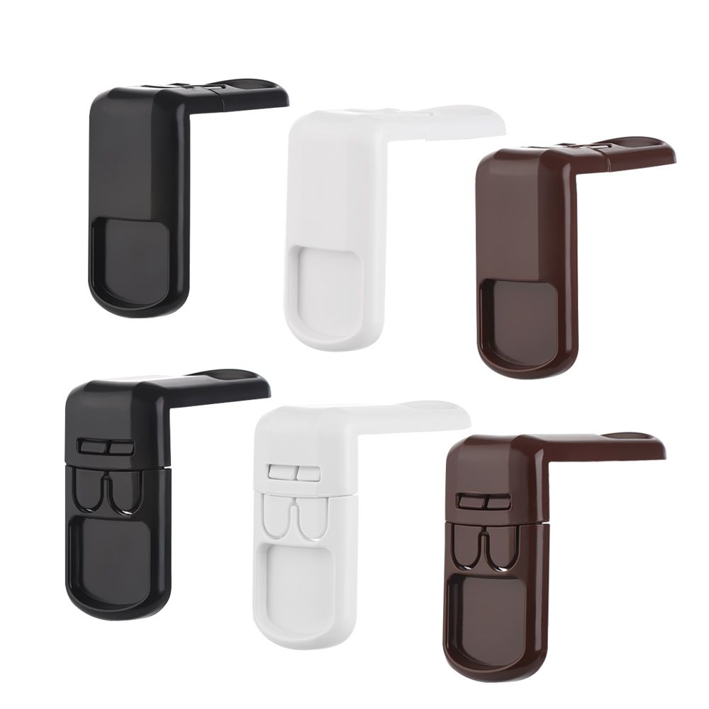 Multi-function Drawers Double Snap Children Protector Right Angle Wardrobe Door Baby Safety Lock