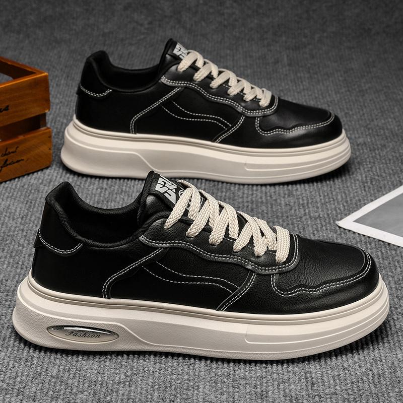 Nové Pánské Klasické Módní Nízké Tenisky na Skateboarding s Tlustou Podrážkou Pohodlné Měkké Podrážky Basketbalové Tenisky