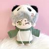 Two-tone Hoodie, 10cm Plush Toy, Green, Kigurumi, Accessories, Otaku, Doll, Mascot, Kpopdoll, Costume [Used]