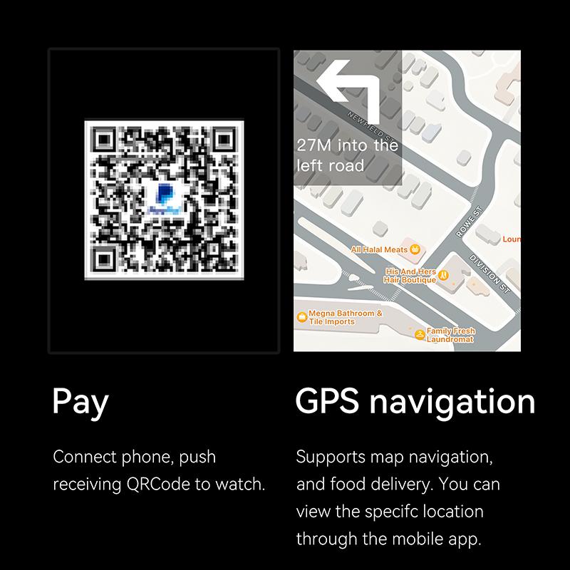 1.75inch Smartwatch GPS Positioning, Camera, AI Model, Multiple Sports Smart Watches