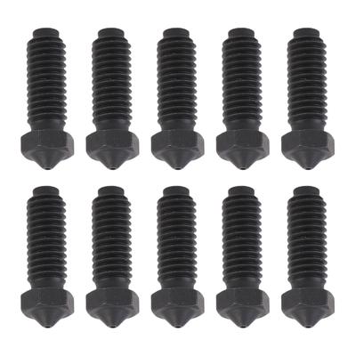10 Pcs 3D Printer Nozzle Replacement for Anycubic Kobra 3 3 Combo S1 S1 Combo 3D Printer Hardened