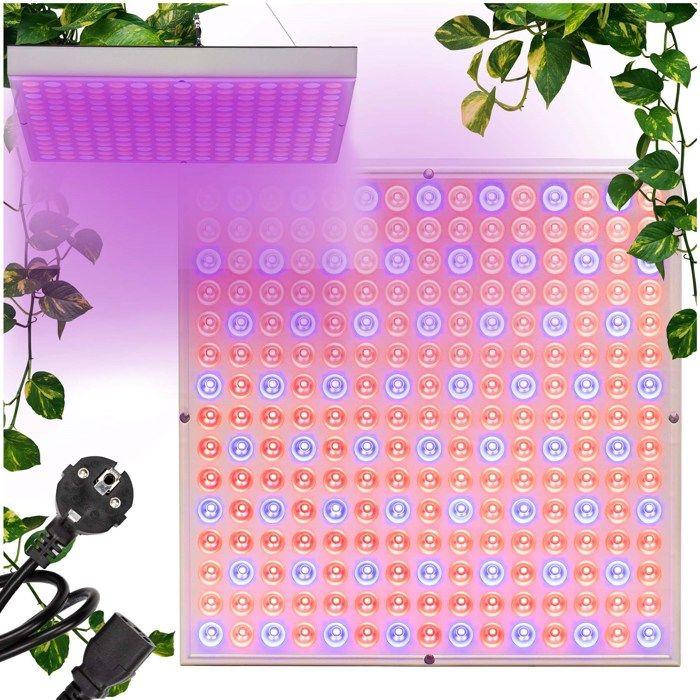 Lampe de croissance des plantes 225 LED, panneau suspendu pour éclairer la culture des légumes, des fleurs, 36 W