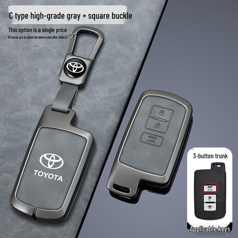 Key Case for 7th Gen Camry, 16-17 Model Land Cruiser, and 17 Model Land Cruiser 4000