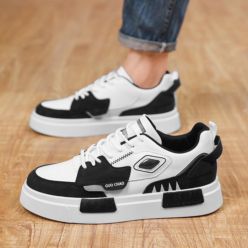 Men Shoes Sneakers Chunky Mens Casual Shoes Luxury Breathable Men Walking Shoes Trend Leather Shoes for Men Running Shoes Male Footwear