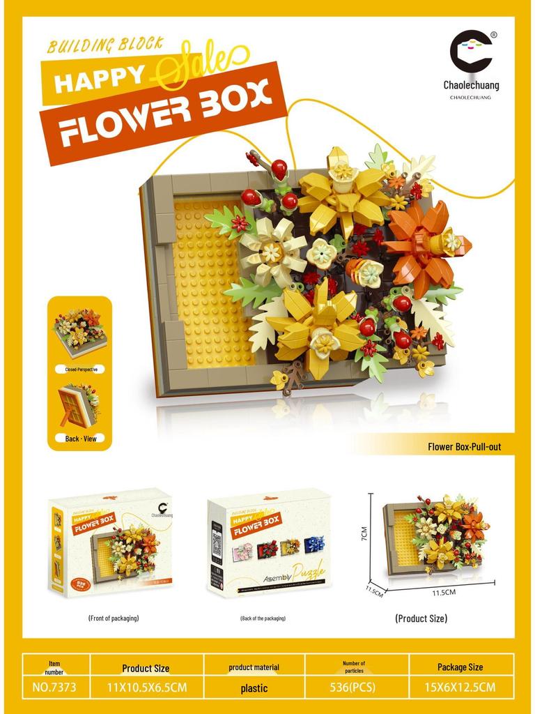 Creative Bouquet Building Set: Rose & Hibiscus Flower Blocks – LEGO Compatible Ornament & Gift