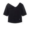 On On Unbalanced Neck Off Shoulder Knit Nek5mp521
