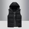 Fashion  Leather Vests Men Casual Warm Male Vest High Quality Loose Vest Men Pu Zipper Waistcoats Brand Mens Sleeveless Jacket