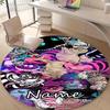 Personalized C-Cheshire cat Round Chair Office Rug - Perfect for Mat, Office Chair & More - Ideal Gift for Birthdays and Holidays