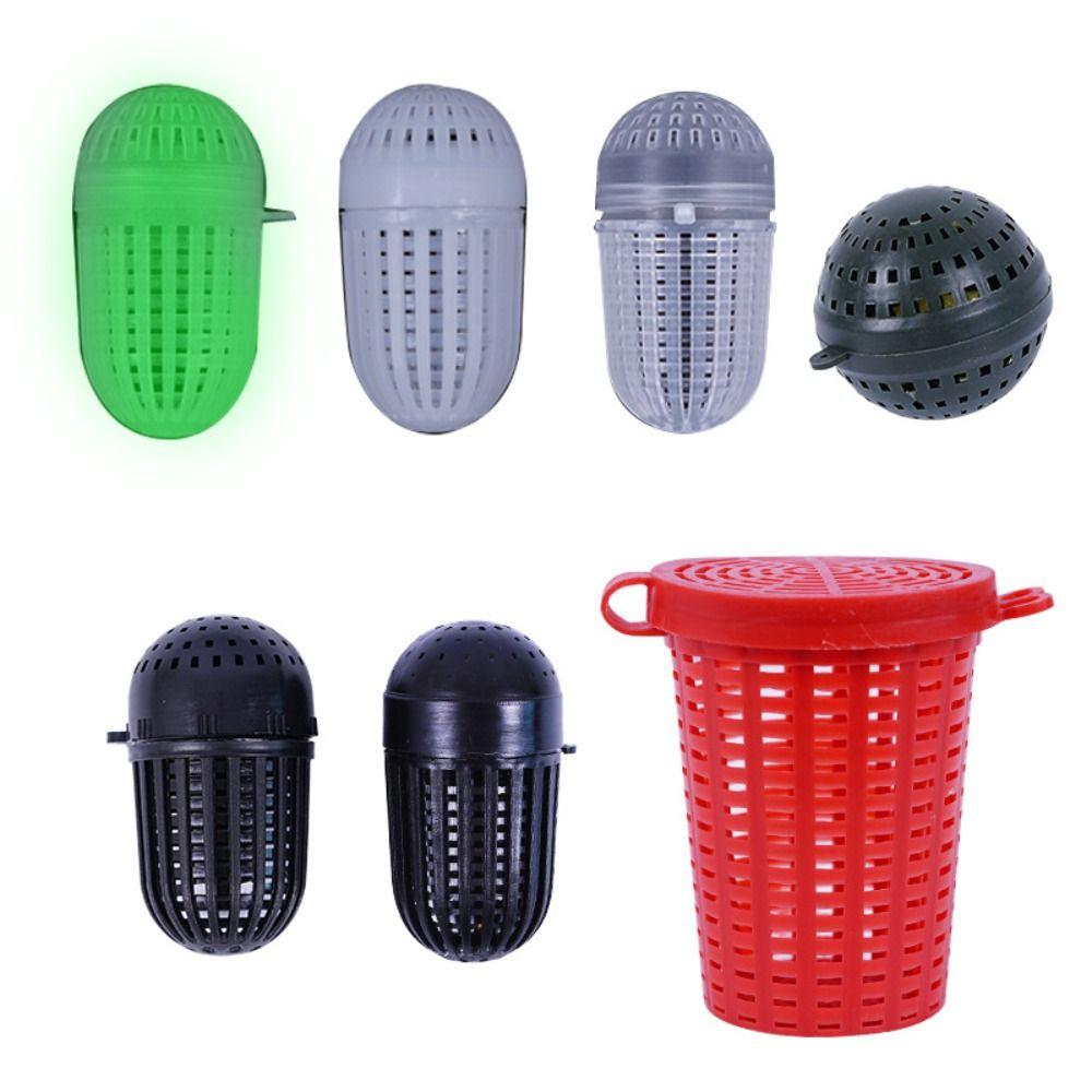 

Светящаяся корзина-корзина-держатель для кормушки для рыболовных снастей, переносная клетка для приманки