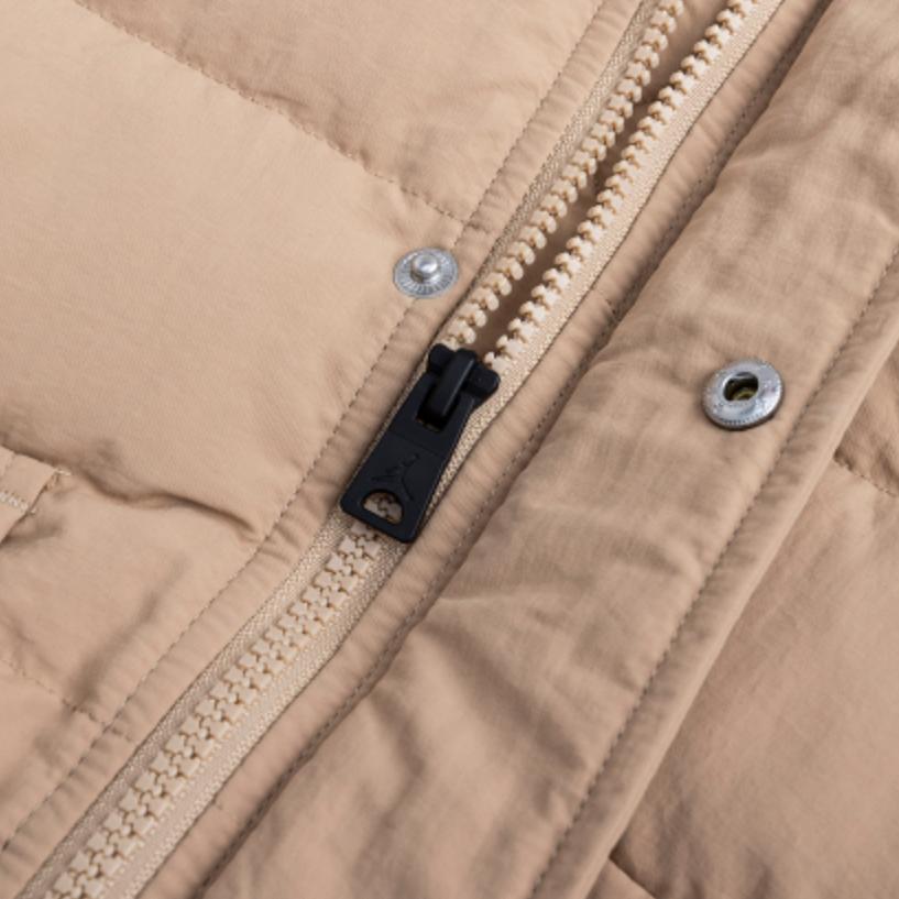 Jordan Logo Print Hooded Down Jacket Kids Outerwear Linen JD2342014GS-003