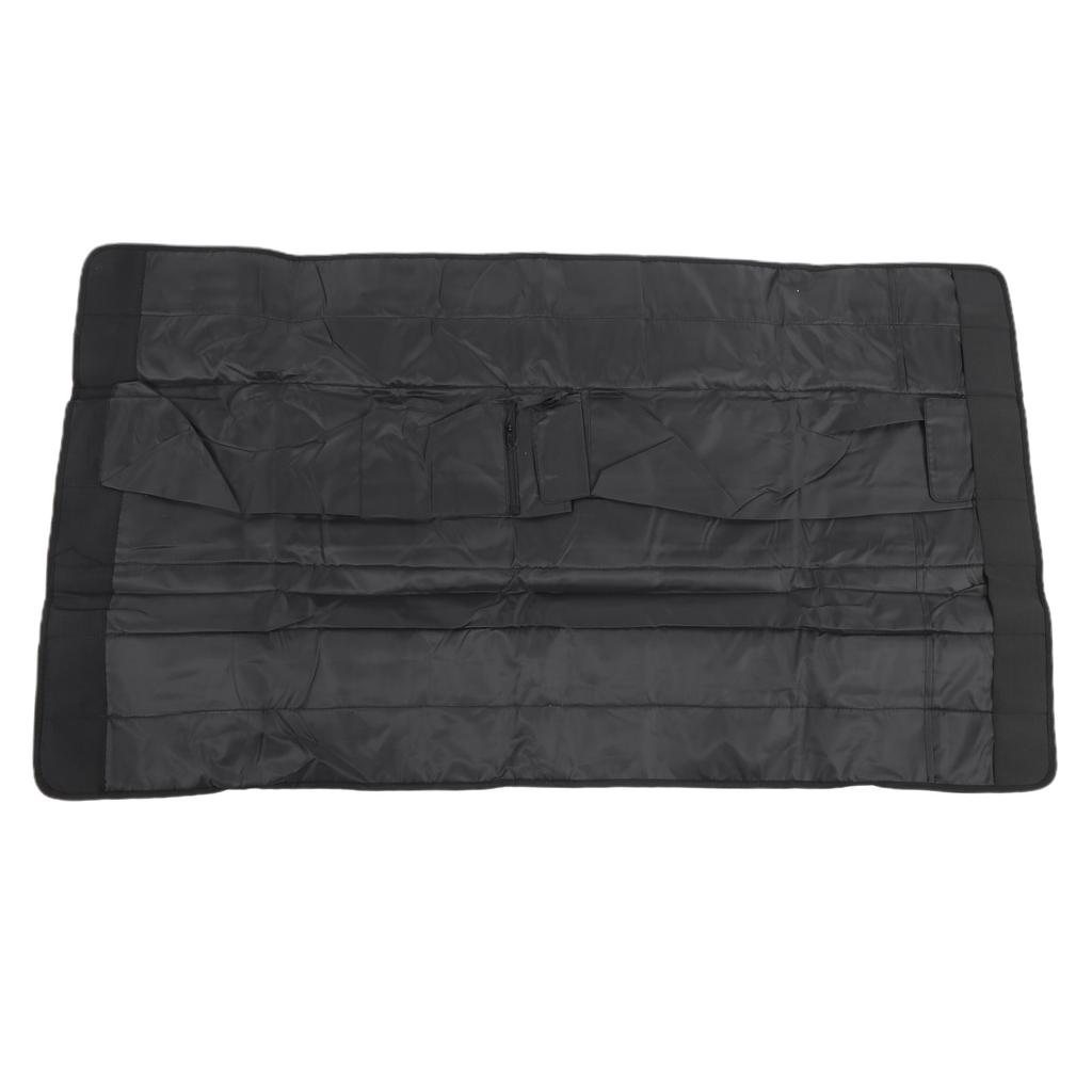 1.3M Fishing Pole Storage Bag Foldable Rod Carry Case Portable Fishing Rod OrganizerBlack