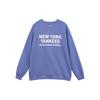 New MLB Simple Logo Overfit Sweatshirts Unisex Blue 31MT21941-50U