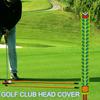 Golf Alignment Stick Cover Scratch-proof Wear Resistant Embroidery Design Golf Putter Protector Cover Equipment Accessories