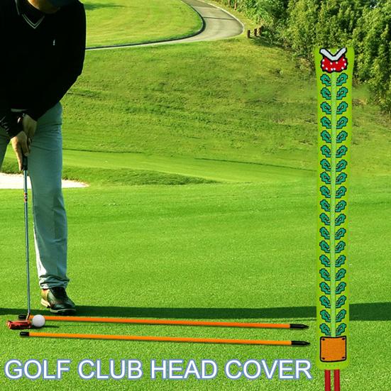 Zarovnání golfové hole Potah hole Odolný proti poškrábání Design vyšívání Odolný vůči opotřebení Golf Putter chránič Potah Příslušenství Příslušenství