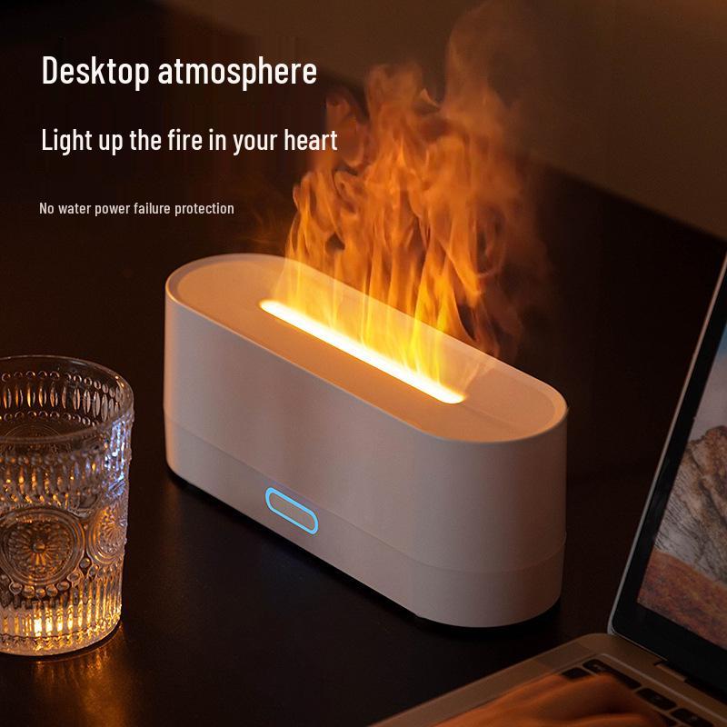 Colorful Flame Aromatherapy USB Humidifier for Home & Hotel