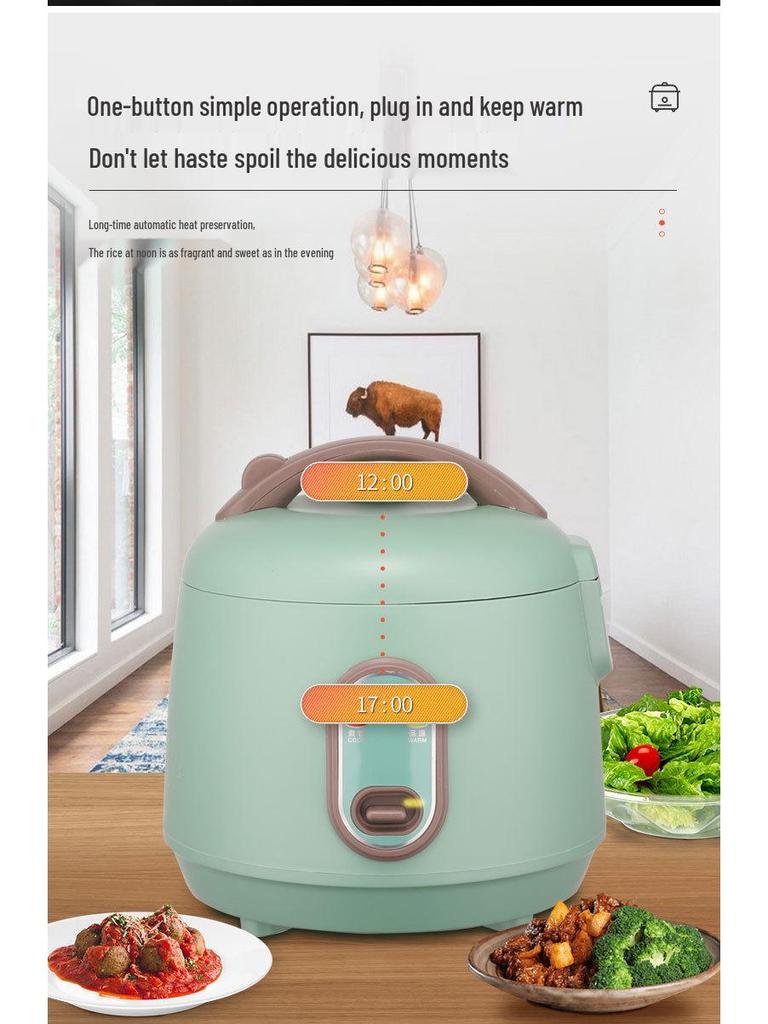 Premium Mini Smart Rice Cooker for 1-7 People - Non-Stick, Ideal for Home & Gifts