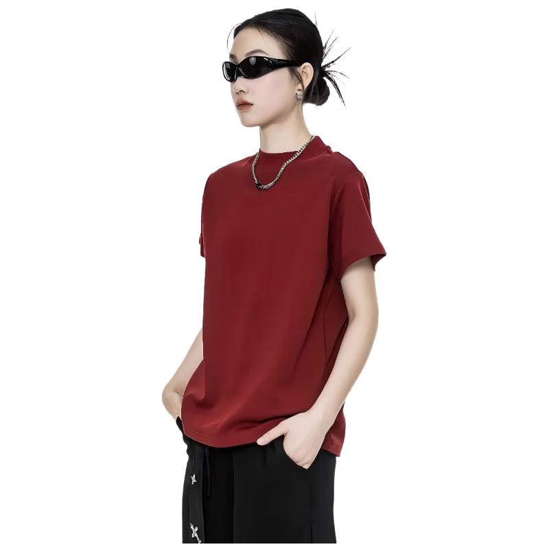 ICH MODE Women s Slim Fit Short Sleeve T-Shirt S