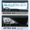Heavy Duty Car Windshield Cover Snow Frost Sun Protection Oxford Fabric With Reflective Stripes Universal Fit