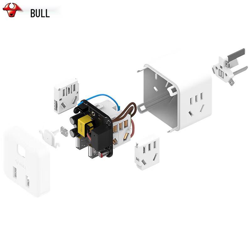 BULL Wireless Magic Cube USB Power Strip CN Plug (adapter Included)