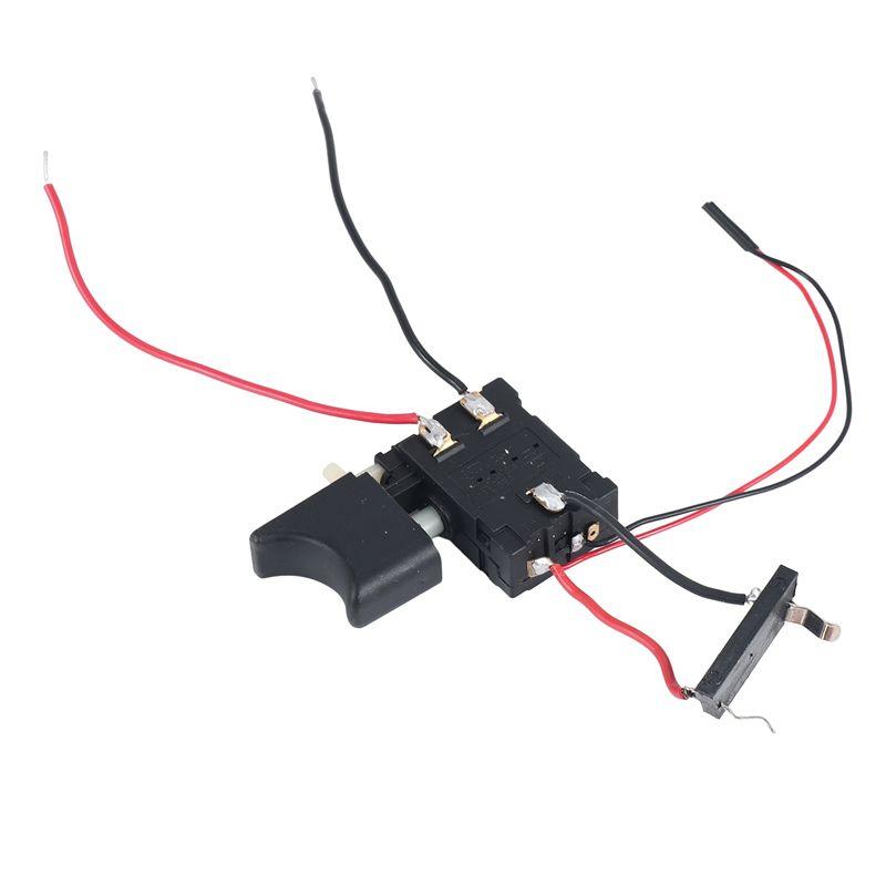 

AEE2-DC 7.2 V - 24 V 16A Electric Drill Control Switch Cordless Trigger Switch With Small Light For Power Tool чорний
