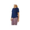 Asics Simple Comfortable Cool Short Sleeve Raglan T-Shirt Women Tops Dark-Blue 2032C945-403