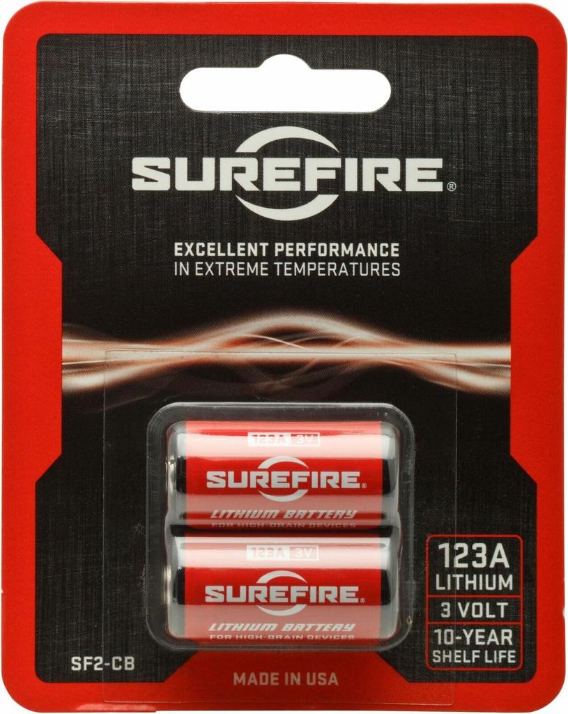 SUREFIRE G2X PRO Black 600 Lumen LED Light Set Warranty and Japanese Instruction SET070 (G2X-D-BK + 123A) (Includes Manual)