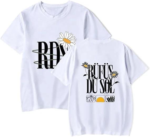 Rufus Du Sol T-Shirt RDS Merch für Unisex und Damen Lässige Fan-T-Shirts Kurzarm-Tops