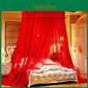 High Princess Lace Quality Dome Insect Bed Canopy Netting Curtain Elegant Round Mosquito Net Household Big Bed Bedding Comfortable Sleep