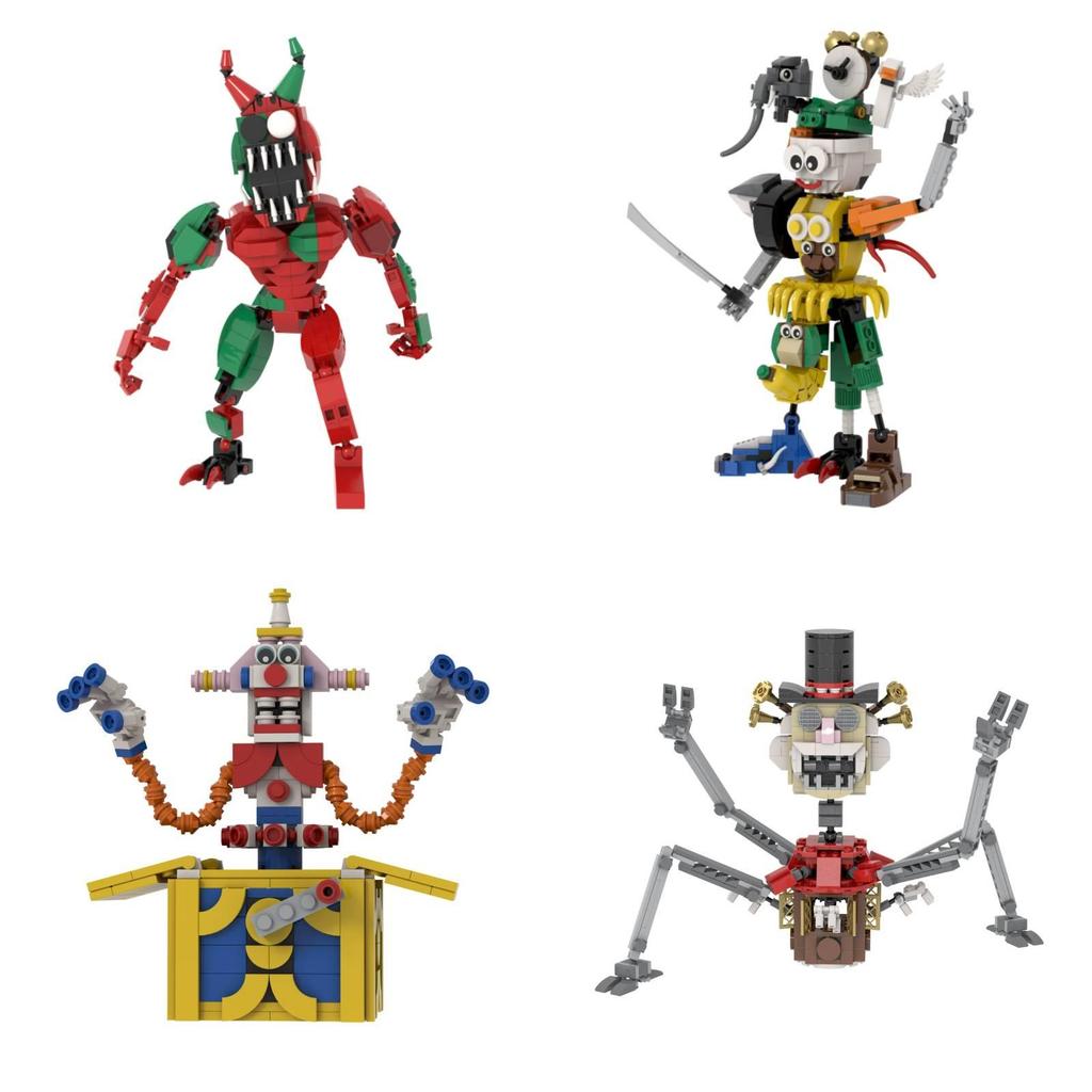 Garten Of Banban Italian Brainrot Al The Amazing Digital Circusbuilding Block Toy With Diy Assembly For Kids Entertainment