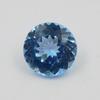 CERTIFIED Lite Blue Sapphire 9.25 Ct Natural Loose Gemstone Round Cut Ring Size P-1118-S