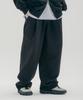 PSSHOPPER Washed One-Pleat Wide Pants [Black]