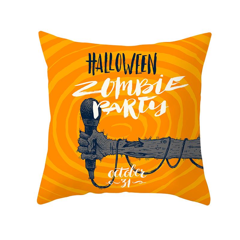 Halloween Pumpkin Pillowcase Decorative Sofa Cushion Case Bed Pillow Cover Home Decor Car Cushion Cover Cute Pillow Case 45*45cm