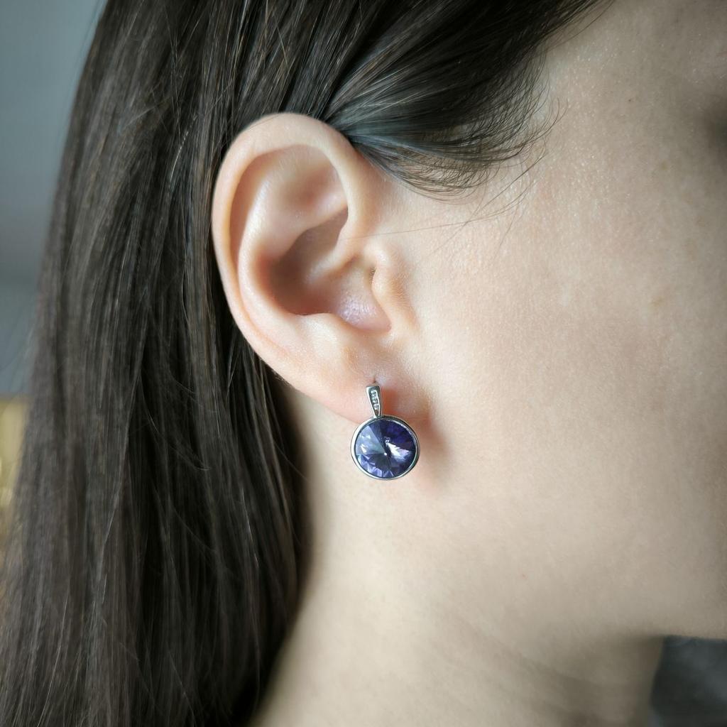 Silver Earrings with Cubic Zirkonia (2177241)