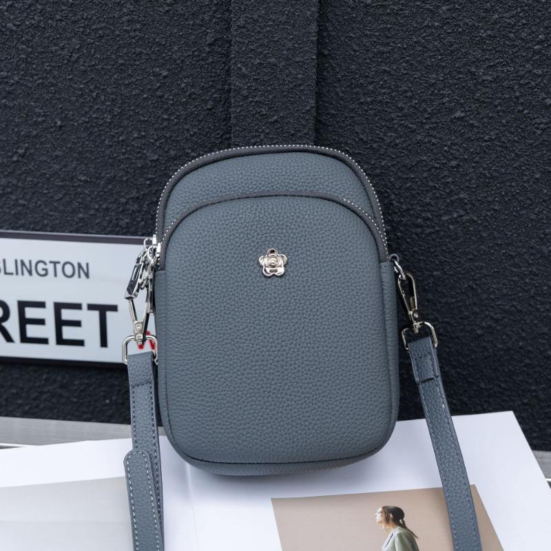 

Кожаная мини-сумка простая и модная из коровьей кожи первого слоя сумка для мобильного телефона вертикальная на плечо сумка-мессенджер 21*5*14cm морской синий